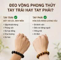 Nên Đeo Vòng Phong Thủy Tay Trái Hay Tay Phải?