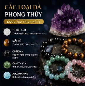 Các Loại Đá Phong Thủy Được Yêu Thích Nhất Hiện Nay